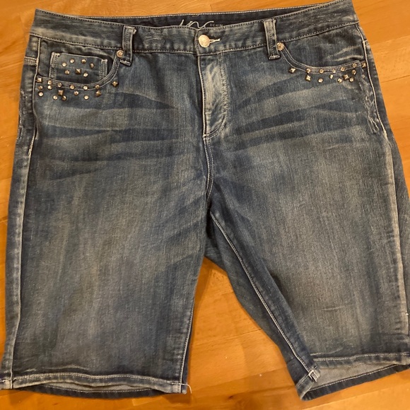 INC International Concepts Pants - Inc Denim decorative shorts